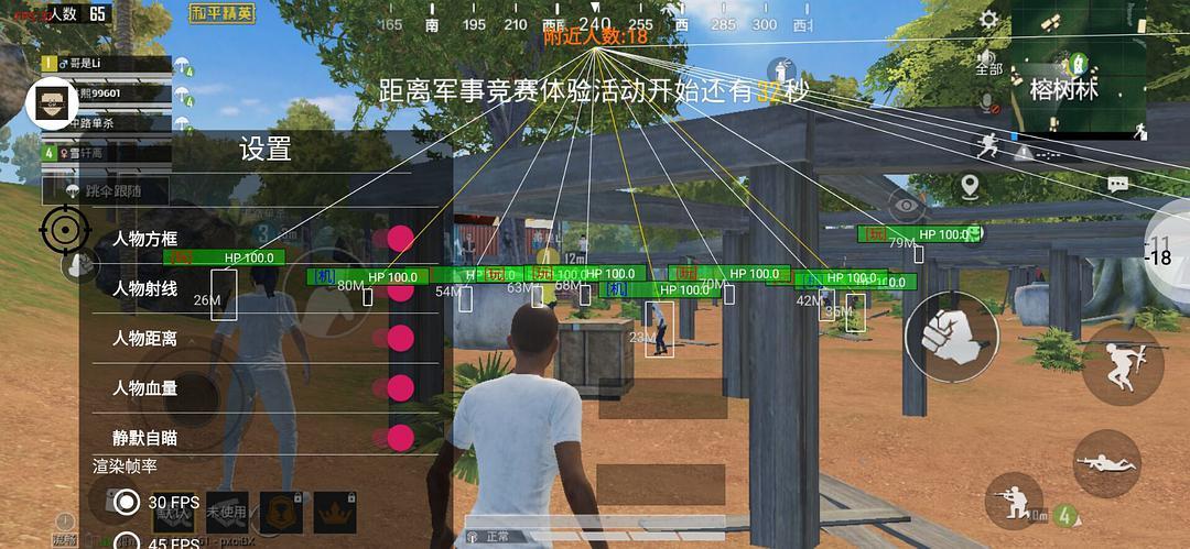 和平精英外挂【豌豆直装V1.0】漏打自瞄 喷子自喵 狙击枪自喵 全枪无死角漏打 追踪扫车打鸟
